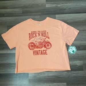 Organic generation Women’s t- shirt live to ride new with tag size L